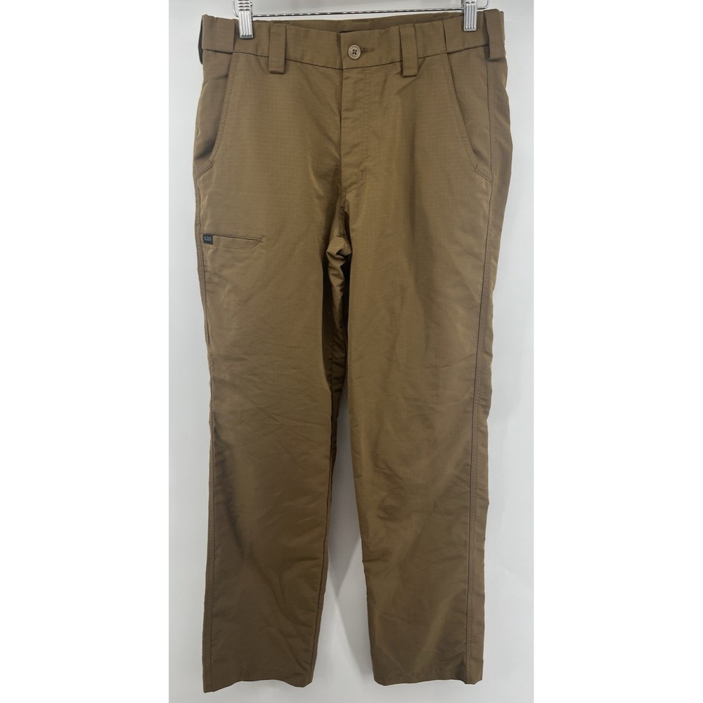 5.11 Tactical Pants Ripstop Nylon Cargo Tagged 32/34 Actual 34/34 Brown